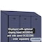 Salsbury Industries 2 Tier Designer Locker, 54"Wx76"Hx24"D, 6 Door, Blue 18-22364BLU - alternate 7
